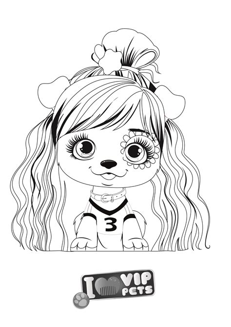 Vip Pets Coloring Pages Coloring Pages