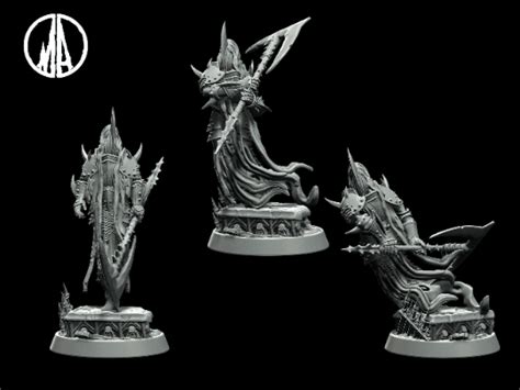 DnD Undead Miniature Corrupted Fiend Miniature - 3 Poses - 28mm scale ...