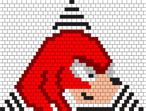 Knuckles Bikini Bead Pattern Peyote Bead Patterns Characters Bead