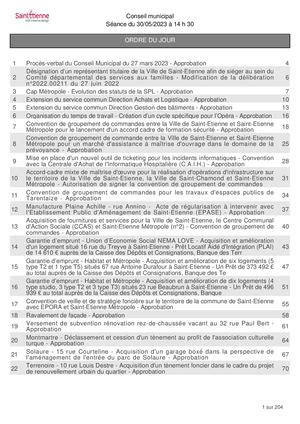 Calam O Ordre Du Jour Conseil Municipal