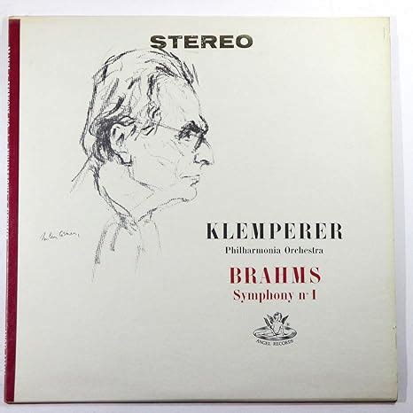 Klemperer Philharmonia Orchestra Brahms Brahms Symphony No 1 In C