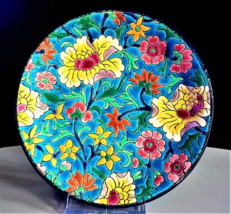 Longwy Assiette D Cor Floral Japonisant C Ramique Catawiki