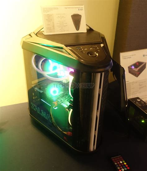Zalman Z-Machine 500, TWCS 500 and X101 Cases Among Others Pictured ...