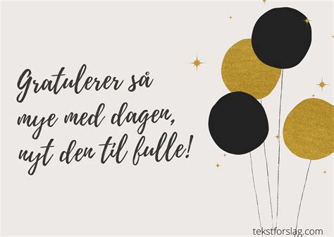 Gratulerer Med Overstått Bursdag Engelsk