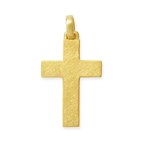 Goldschmiede Leser Wundersch Nes Gelbgold Kreuz