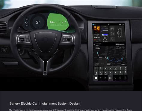 car infotainment design system  behance