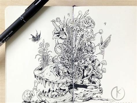 Рисунки для срисовки в блокнот (70 картинок)