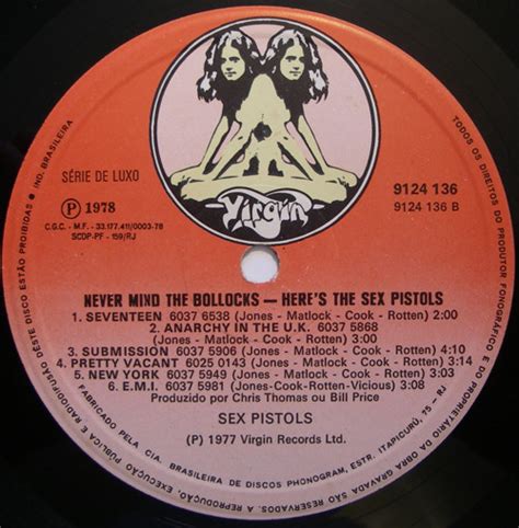 God Save The Sex Pistols Never Mind The Bollocks Brazil First Pressing