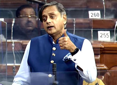 Congress Mp Shashi Tharoor Speaks In Lok Sabha