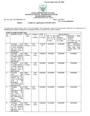 Fillable Online Fci Gov Te As Per Publication Fci Gov Fax Email Print