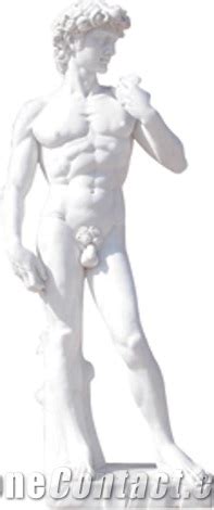 Hand Carved Famous Marble Statues Nude Male David Statue From China StoneContact