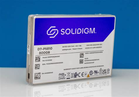 1 PK D7-P5810 800GB 2.5IN PCIE 4.0 SLC GENERIC MM#AA000503E (SSDPF2SQ800GZ01)