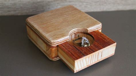 14 Instructions Diy Wooden Engagement Ring Box Any Wood Plan