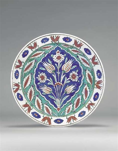 AN IZNIK POTTERY DISH OTTOMAN TURKEY CIRCA 1580 Christie S