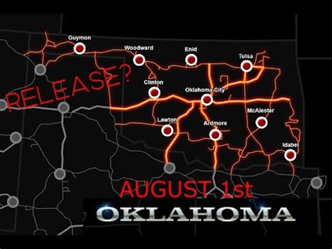 Oklahoma Dlc Release Date Confirmed Map American Truck Simulator