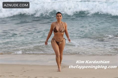 Kim Kardashian Spotted In A Bikini After Filming Kuwtk In Malibu Aznude