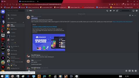 Fake Discord Nitro With Steam Discord