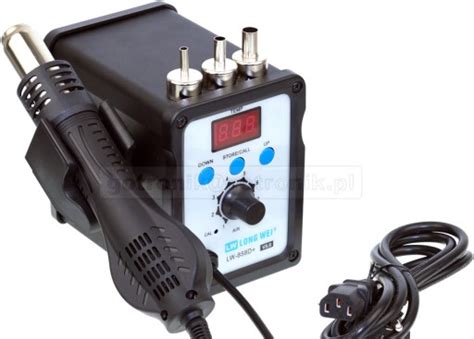 Stacja lutownicza na gorące powietrze Long Wei LW 858D V3 0 HOT AIR 700W 5905567109133 Cena