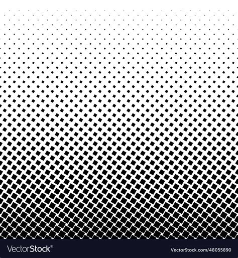 Halftone Square Dot Texture Pattern Tone Vector Image