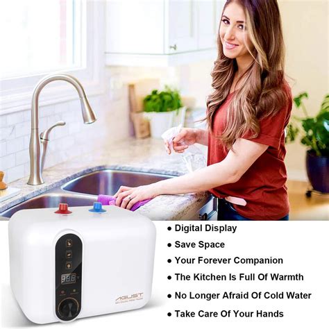 Electric Hot Water Heater 110 120V Compact Mini Tank Storage Small Output 2 5 3 0 Gallon 1 5KW
