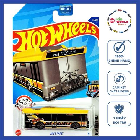 Xe mô hình Hot Wheels basic Bus Ain t Fare HCT Shopee Việt Nam