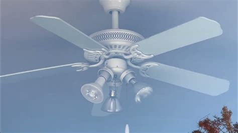 Hampton Bay Landmark Iii Ceiling Fan Youtube
