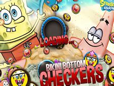 Spongebob Bikini Bottom Checkers Spongebob Games