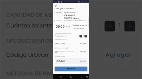 Urbvan cómo funciona viajar gratis en México Tutorial Cupón Febrero