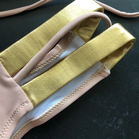 Pu Leather Bikini Set Red Triangle Swimwear Women Fashion Summer