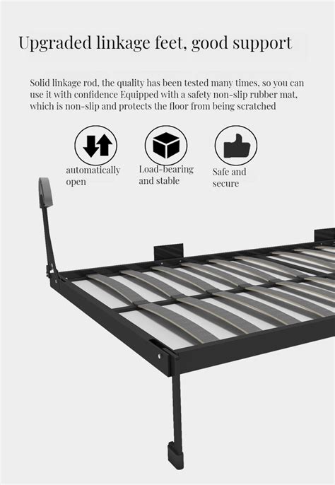 Electric lift invisible bed folding positive rollover hidden bed ...