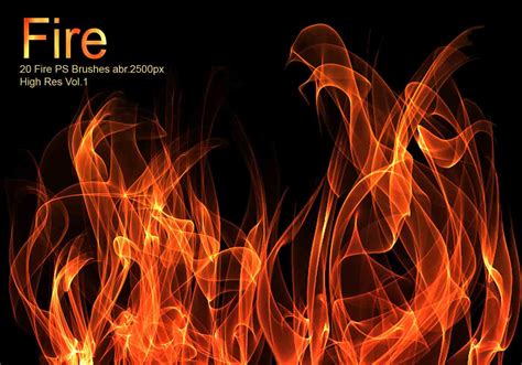 20 Fire Ps Brushes Abrvol1 Free Photoshop Brushes At Brusheezy