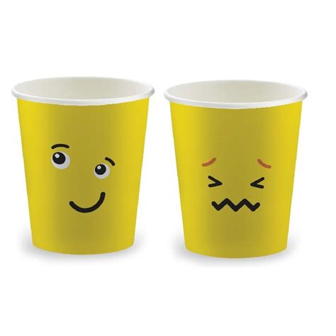 Gobelet Fun Emoticones Carton Cl Lot De