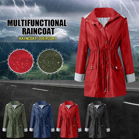 Купить Женская однотонная куртка от дождя на открытом воздухе ...