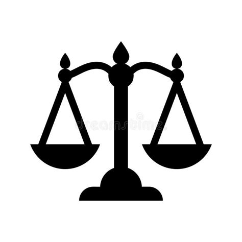 Justice Balance Symbol Stock Illustration Illustration Of Scales