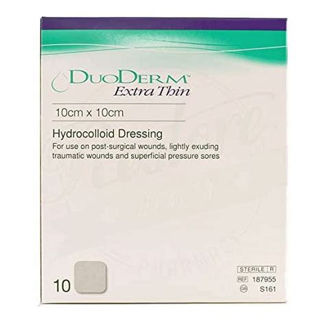 Convatec Duoderm Extra Thin Cgf Hydrocolloid X Sterile Self