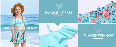 Amazon Arshiner Girls Swimsuits Size Floral Bikini Bathing