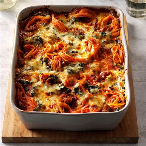 Florentine Spaghetti Bake Recipe How To Make It