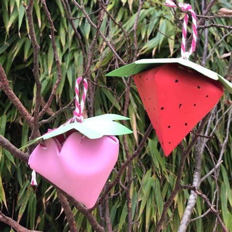 Erdbeeren Aus Papier Basteln