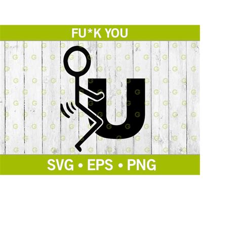Fuck You Decal SVG Design Stickman SVG Decal SVG Fuck Svg Inspire