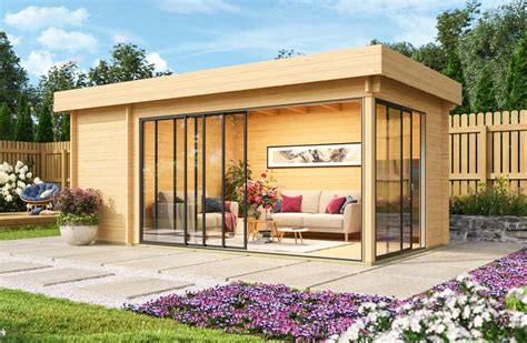 Moderne Gartenhäuser bieten mehr als schickes Design Gartenhaus Aufbau