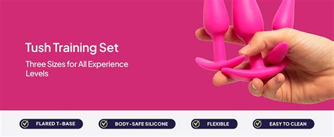 Amazon Hello Cake Tush Pops Butt Plug Training Set Sizes For All Levels Of Anal Play