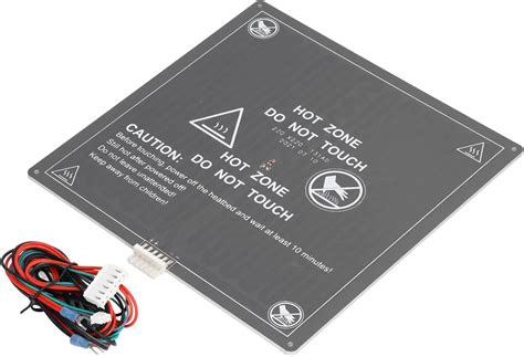 D Printer Hot Bed Plate Aluminum Printing Heating Bed Platform Replacement V With Wire For