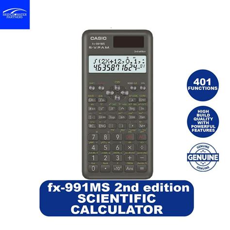 Casio Fx 991ms 2nd Edition Scientific Calculator Shopee Philippines