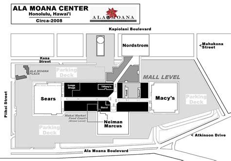 Idear Inseguro enero ala moana mall map Ondular Subir y bajar Espesar