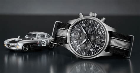 IWC And Hot Wheels Launch Limited Edition Titanium Watch And Mercedes 300 SL Gullwing Replica