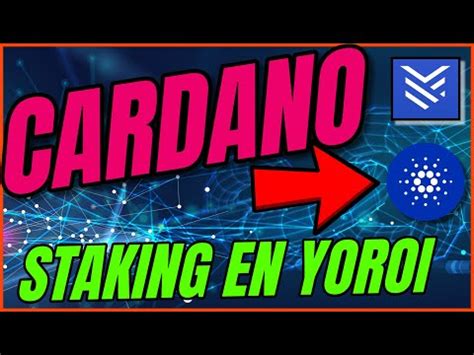 CÓMO HACER STAKING CON CARDANO ADA en YOROI TUTORIAL COMPLETO 2022