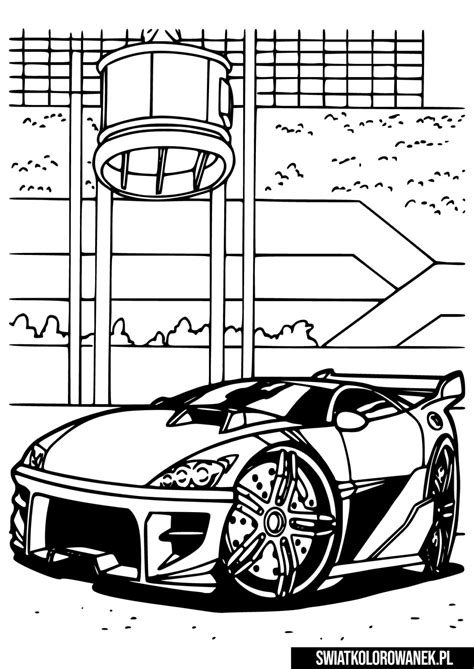 Wyscigi Hot Wheels Kolorowanka Do Druku Darmowe Kolorowanki Do Druku