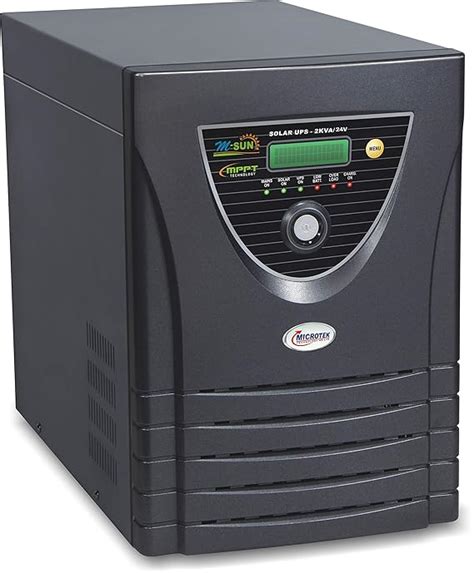 Microtek UPS MPPT Solar PCU 2KVA 24 Model 899 510 2K24 Black