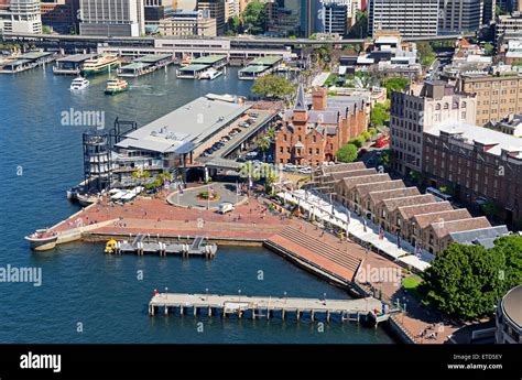 The Rocks And Circular Quay Sydney New South Wales Australia Stock