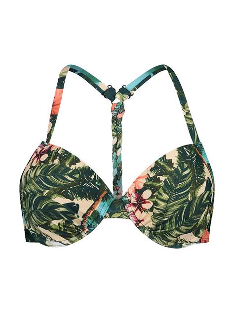 Shiwi Bikini Oberteil Mit B Gel Gef Ttert Cindy Bali Gr N